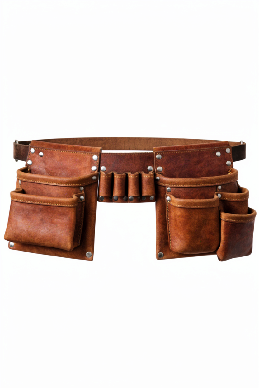 Premium Tool Belt - Heavy Duty Leather