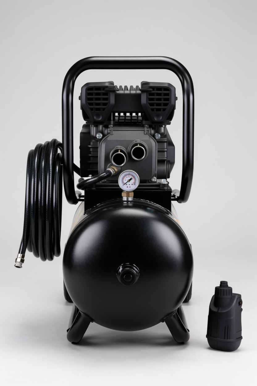 Commercial Air Compressor - 6 Gallon Oil-Free